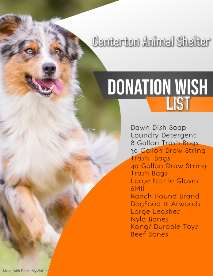 Animal Shelter Wish List